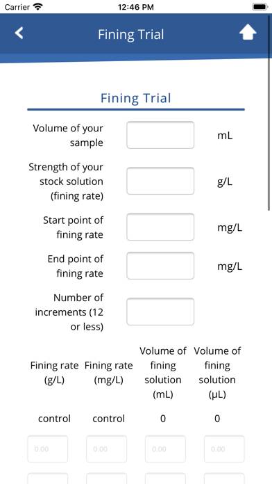 AWRI Winemaking Calculators Captura de pantalla de la aplicación #5