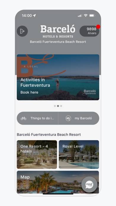 Barceló Hotel Group Captura de pantalla de la aplicación #3