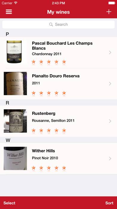 Winetastic App screenshot #1