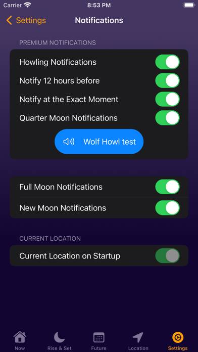Moon Phase Calendar Plus Captura de pantalla de la aplicación #6