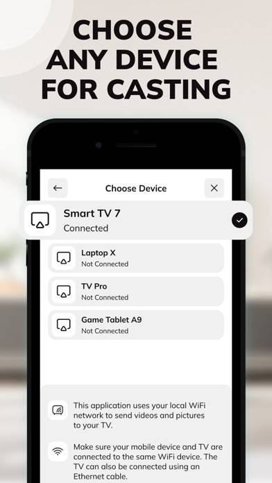 Screen Mirroring: TV Smart App Schermata dell'app #4