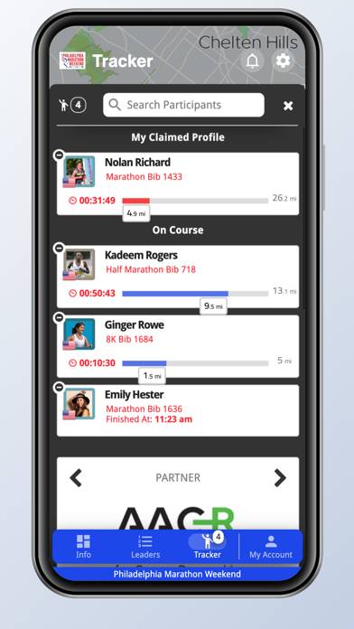 Philadelphia Marathon Weekend App screenshot