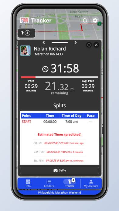 Philadelphia Marathon Weekend App screenshot