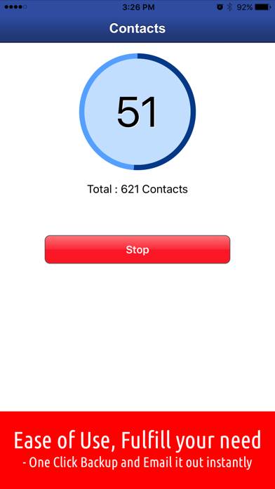 My Contacts Backup App screenshot #1