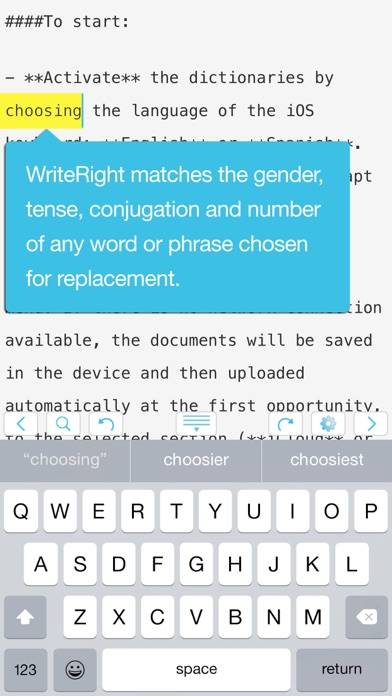 WriteRight: enjoy writing Schermata dell'app #4