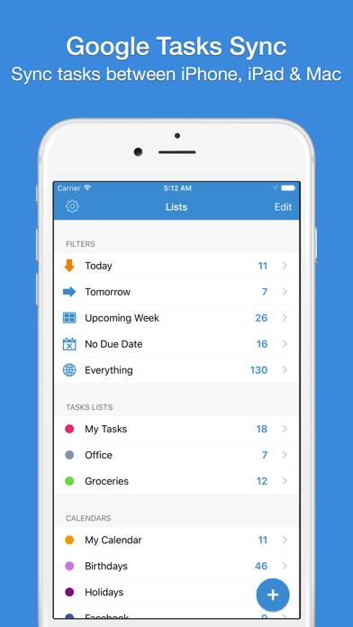 GTasks Pro for Google Tasks Schermata dell'app