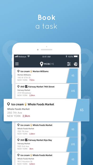 Mobeye App screenshot