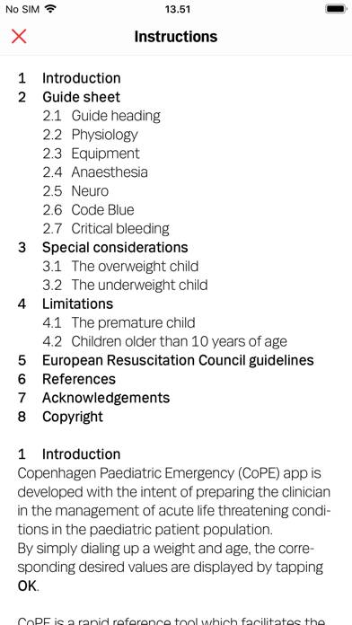 CoPE Paediatric Emergency App skärmdump #5