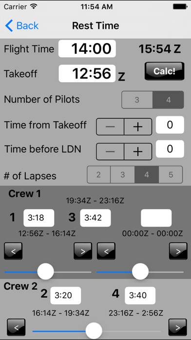 Flight-Time Pro Captura de pantalla de la aplicación #5