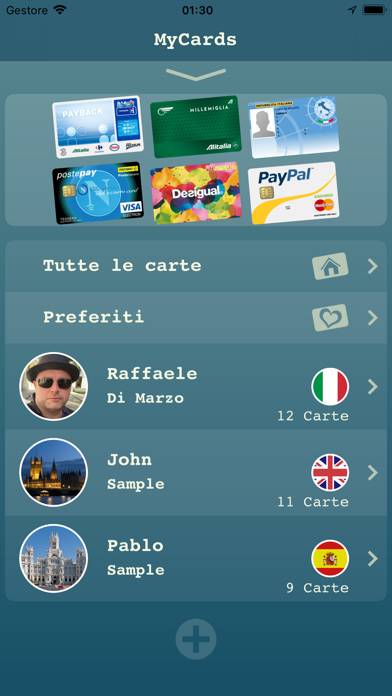 My Cards Pro Schermata dell'app #1