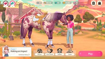 Barbie™: Rescate a caballo captura de pantalla del juego