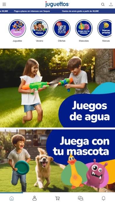 Juguettos Tienda Online Captura de pantalla de la aplicación