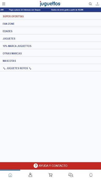 Juguettos Tienda Online Captura de pantalla de la aplicación