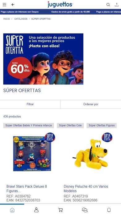 Juguettos Tienda Online Captura de pantalla de la aplicación