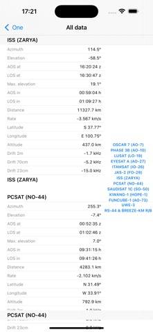 SatPathFinder Schermata dell'app