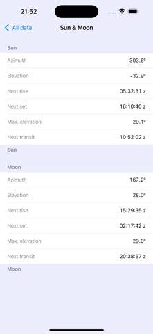 SatPathFinder Schermata dell'app