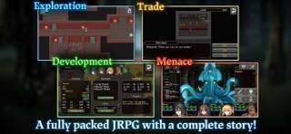 RPG Astral Takers skärmdump av spelet