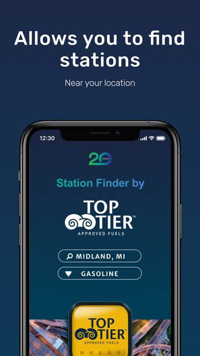 TOP TIER™ Station Finder App screenshot
