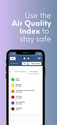 Air Quality Washington App screenshot
