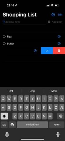 Einkaufsliste ‎ App-Screenshot