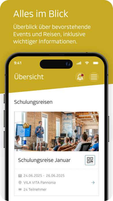DVAG MeinEvent App-Screenshot