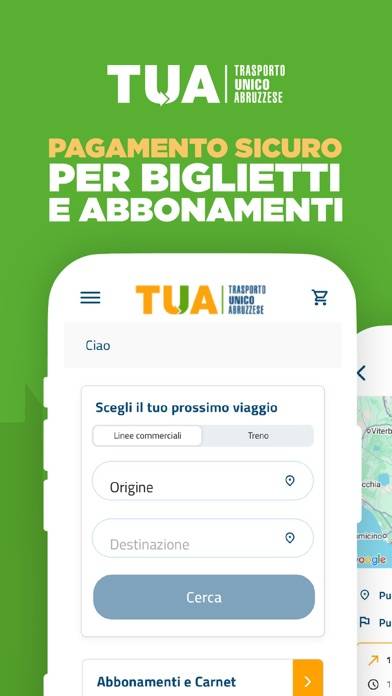 TuaGO Schermata dell'app