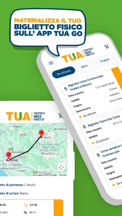 TuaGO Schermata dell'app
