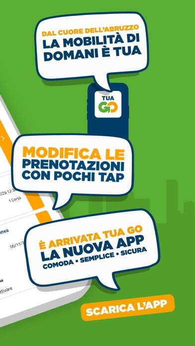 TuaGO Schermata dell'app