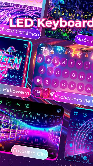 Teclado LED Captura de pantalla de la aplicación