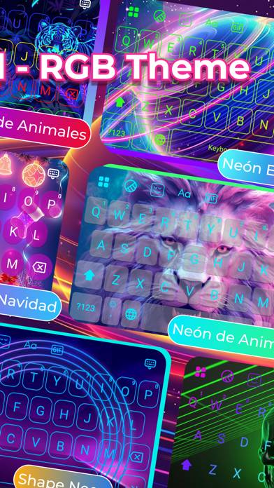 Teclado LED - Teclado Fuentes captura de pantalla