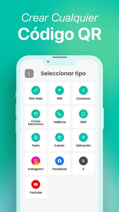Lector QR · Cód. de Barras