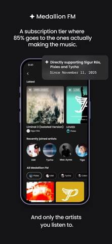 Medallion App screenshot