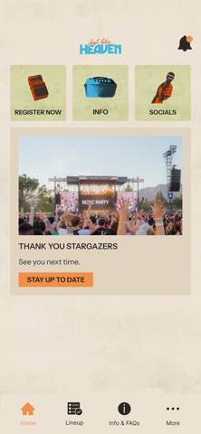 Just Like Heaven Fest App screenshot
