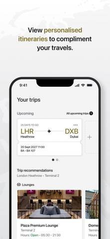 Priority Pass plus App-Screenshot