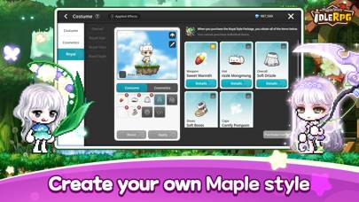 MapleStory : Idle RPG skärmdump av spelet