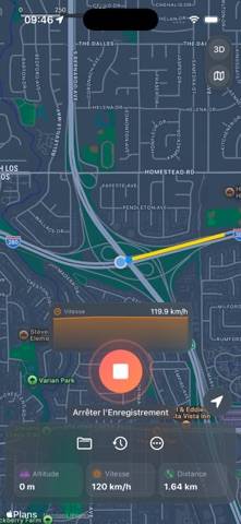 GPS Trace App screenshot