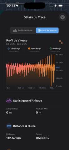 GPS Trace App screenshot
