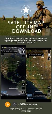 Satellite Map Offline Download App screenshot