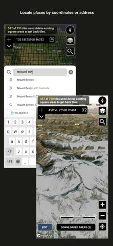 Satellite Map Offline Download App screenshot