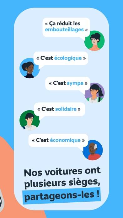 Lignes de covoiturage IDFM Capture d'écran de l'application
