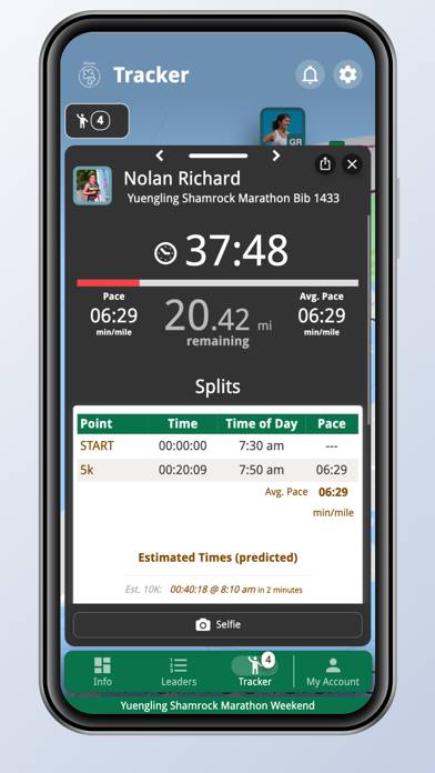 Shamrock Marathon Weekend App screenshot
