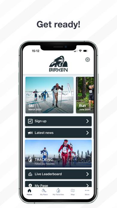 Birkebeiner 2025 App skärmdump