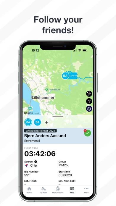 Birkebeiner 2025 App skärmdump