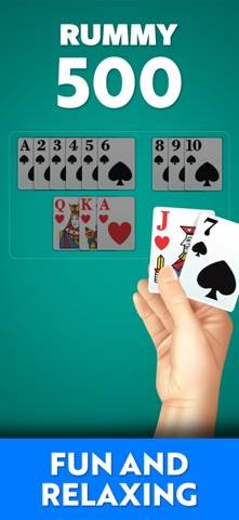 Rummy 500 schermata del gioco