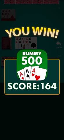 Rummy 500 schermata del gioco
