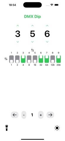 DMX Dip Calc App-Screenshot