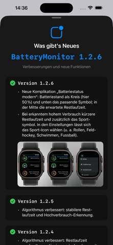 BatteryMonitorComplication Capture d'écran de l'application