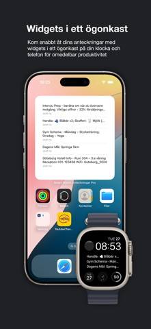 Smart Watch Anteckningar Pro