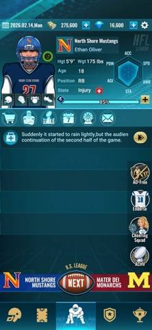 American Football Superstar game screenshot