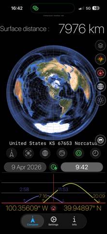 Earth & Sky Explorer App screenshot